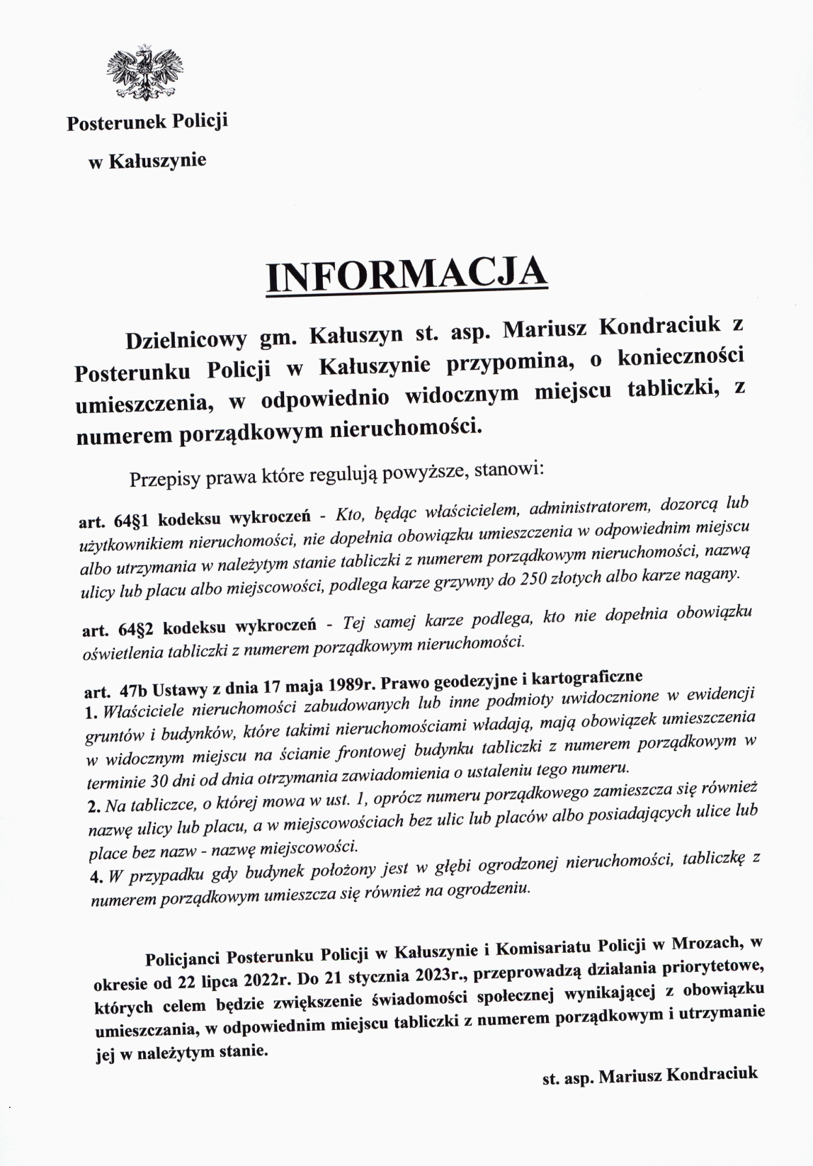 informacja